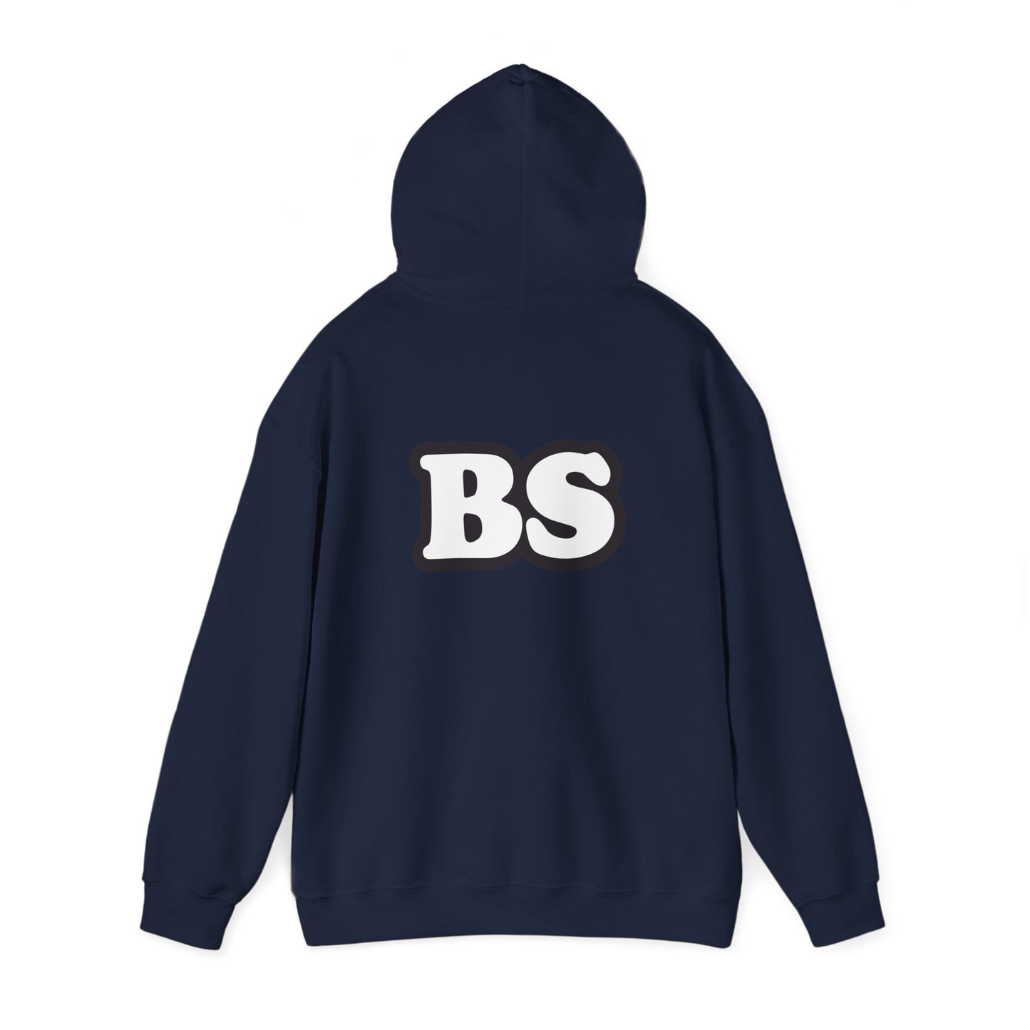 BS CLASSIC BLK/WHT PRINT Unisex Heavy Blend™ Hooded Sweatshirt