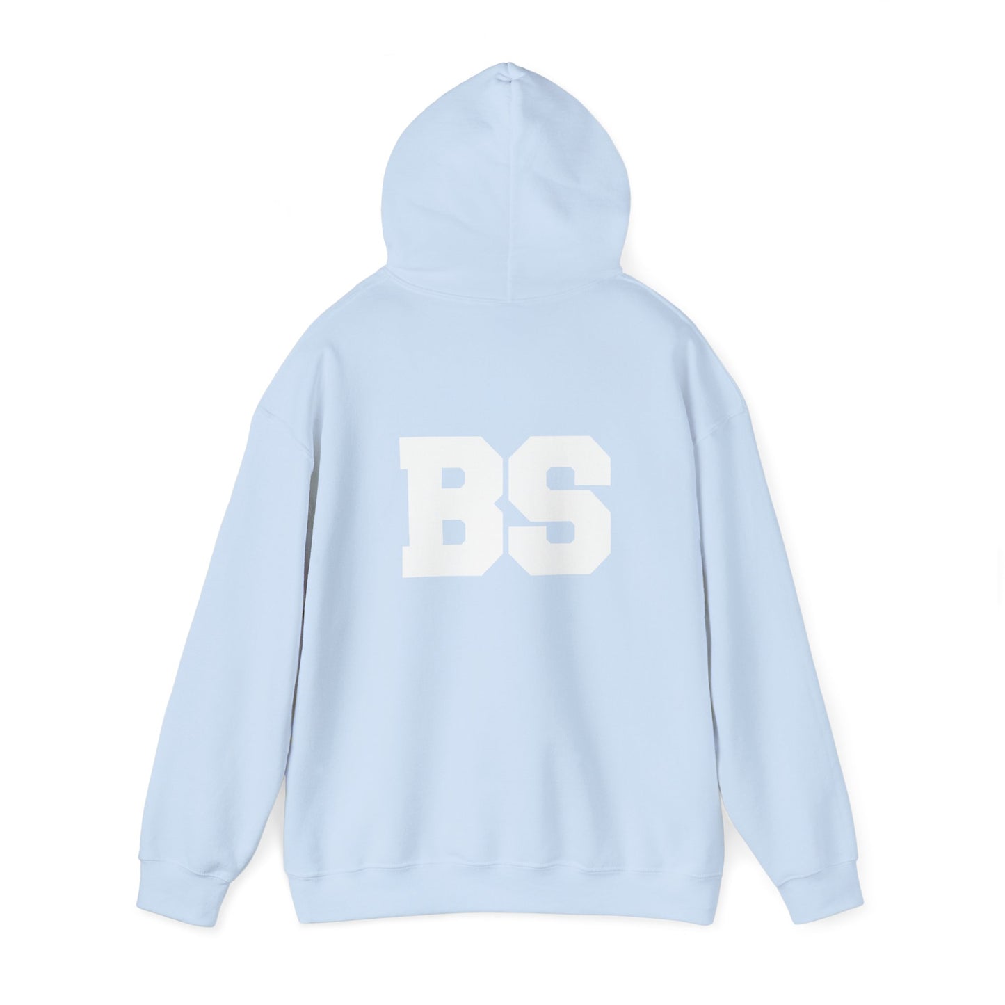 BS COLLEGE WHT PRINT Unisex Heavy Blend™ Hooded Sweatshirt