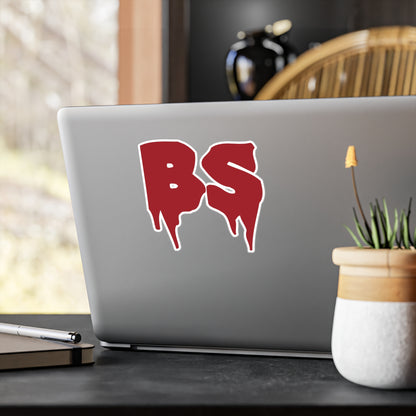 BS DRIP RED Kiss-Cut Vinyl Decals