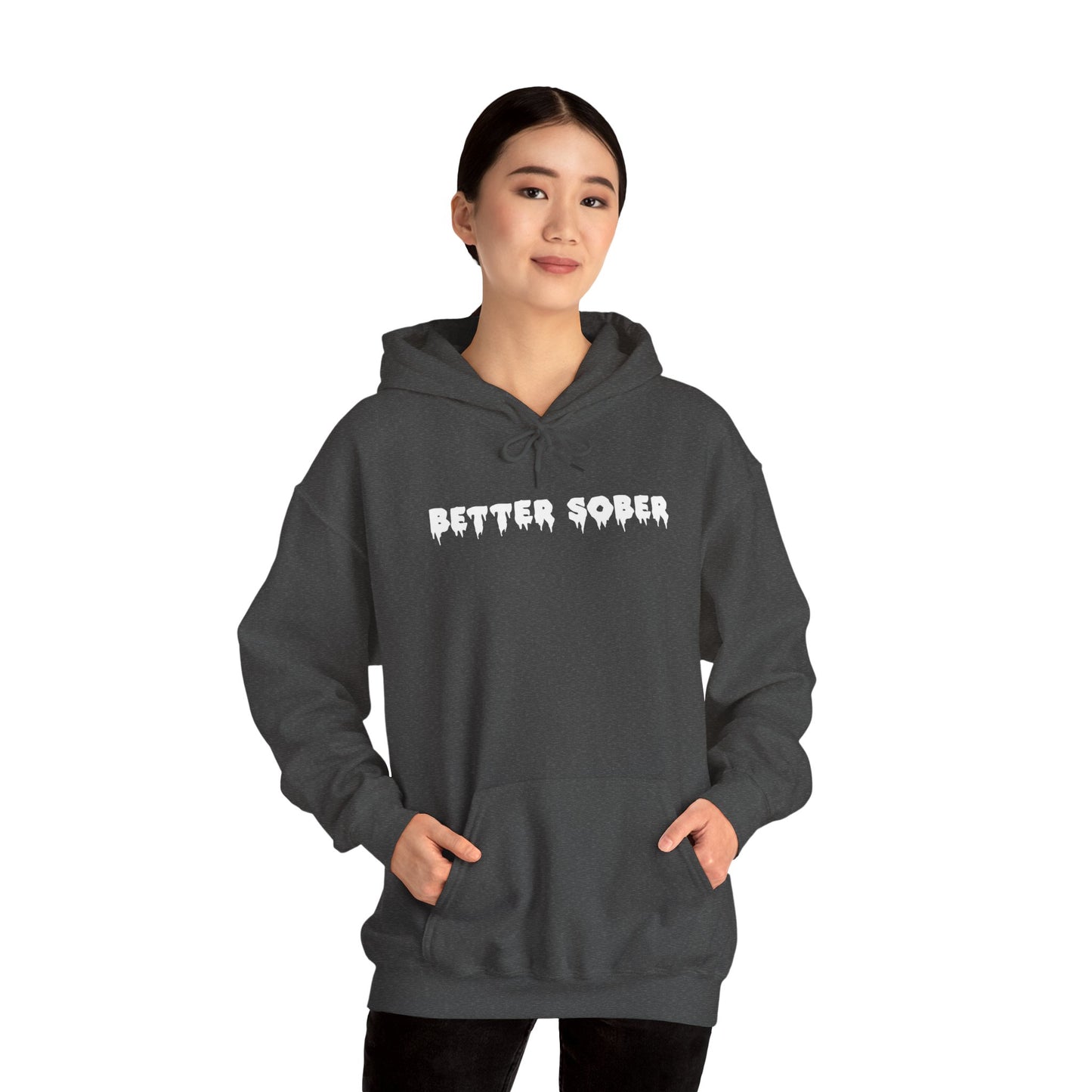 Mantra DRIP WHT PRINT Unisex Heavy Blend™ Hooded Sweatshirt