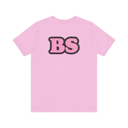 BS CLASSIC BLK/PNK PRINT Unisex Jersey Short Sleeve Tee