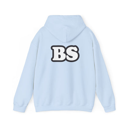 BS CLASSIC BLK/WHT PRINT Unisex Heavy Blend™ Hooded Sweatshirt