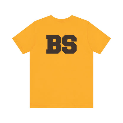 BS COLLEGE BLK PRINT Unisex Jersey Short Sleeve Tee