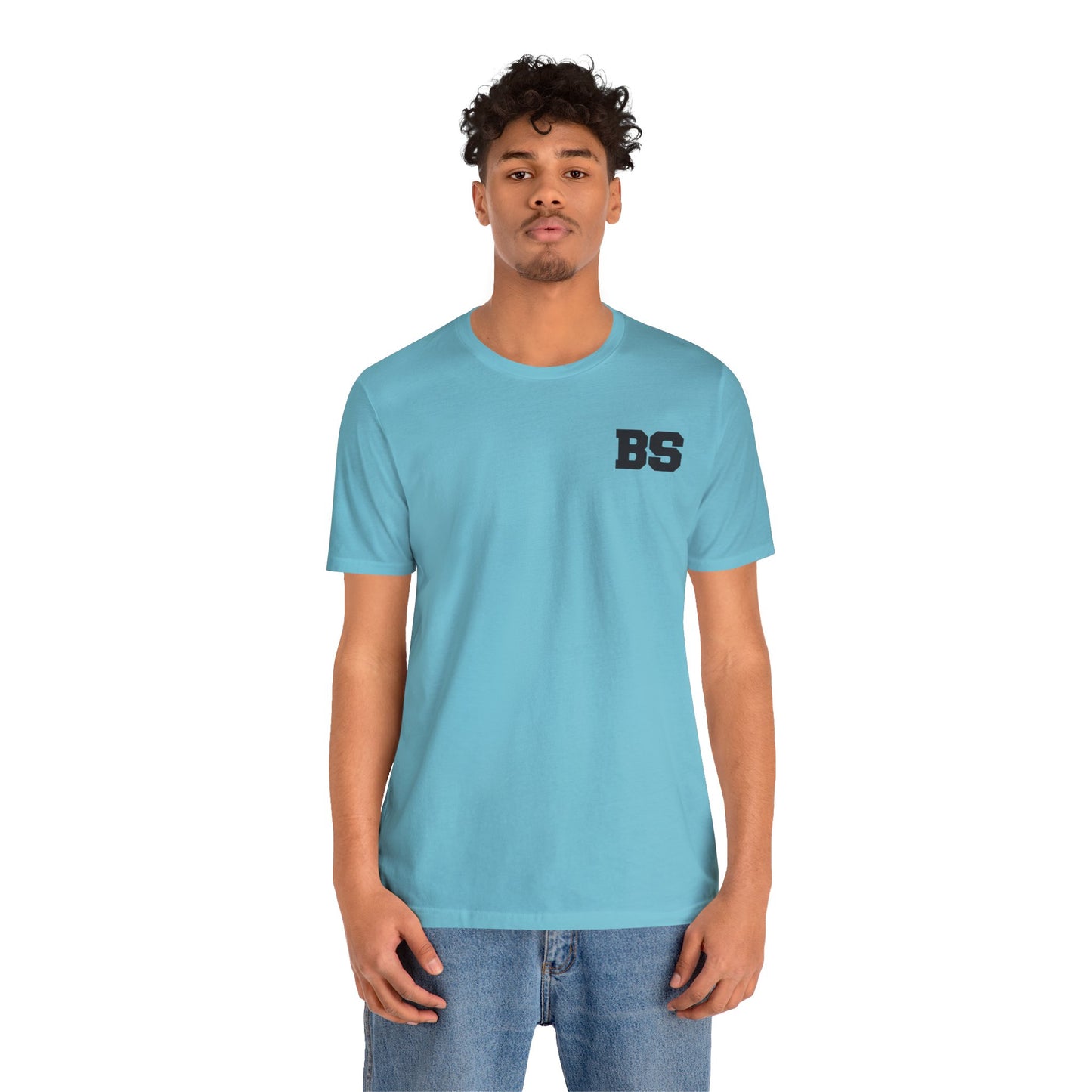 BS COLLEGE BLK PRINT Unisex Jersey Short Sleeve Tee