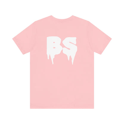 BS DRIP WHT PRINT Unisex Jersey Short Sleeve Tee