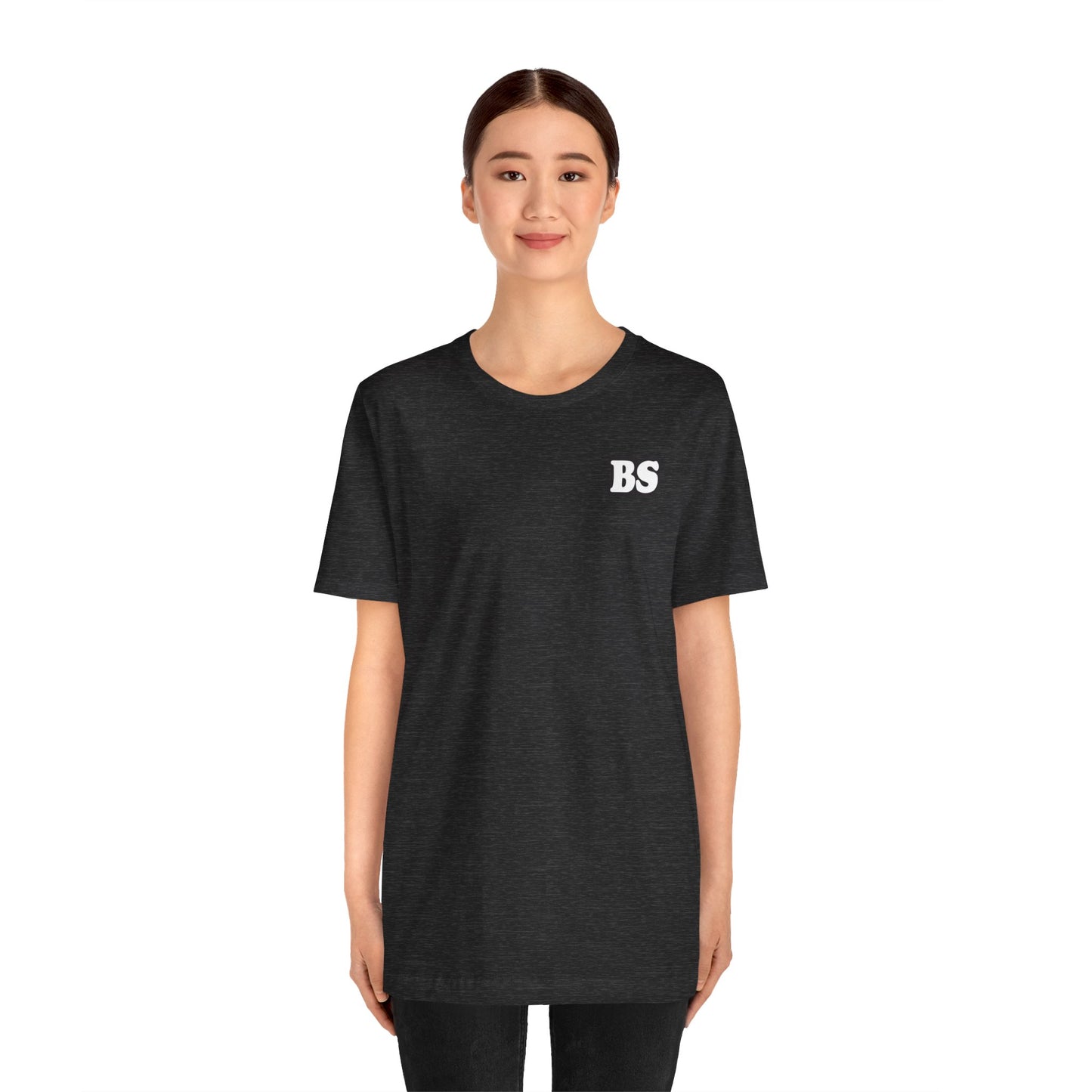 BS CLASSIC BLK/WHT PRINT Unisex Jersey Short Sleeve Tee