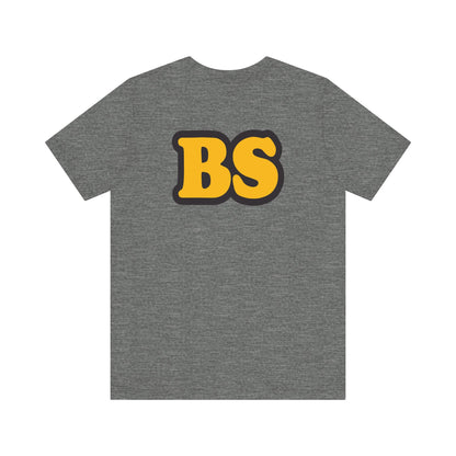 BS CLASSIC BLK/GLD PRINT Unisex Jersey Short Sleeve Tee