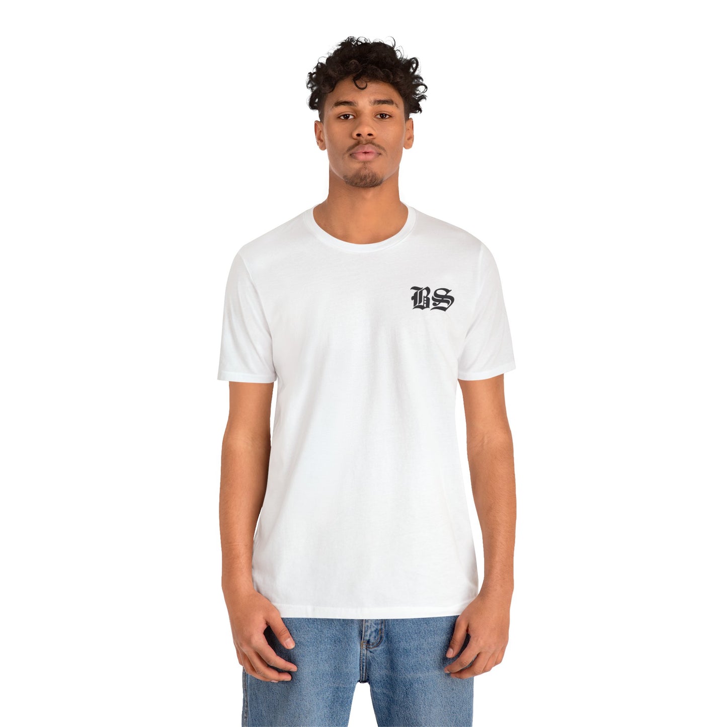 BS OLD SCHOOL BLK PRINT Unisex Jersey Short Sleeve Tee