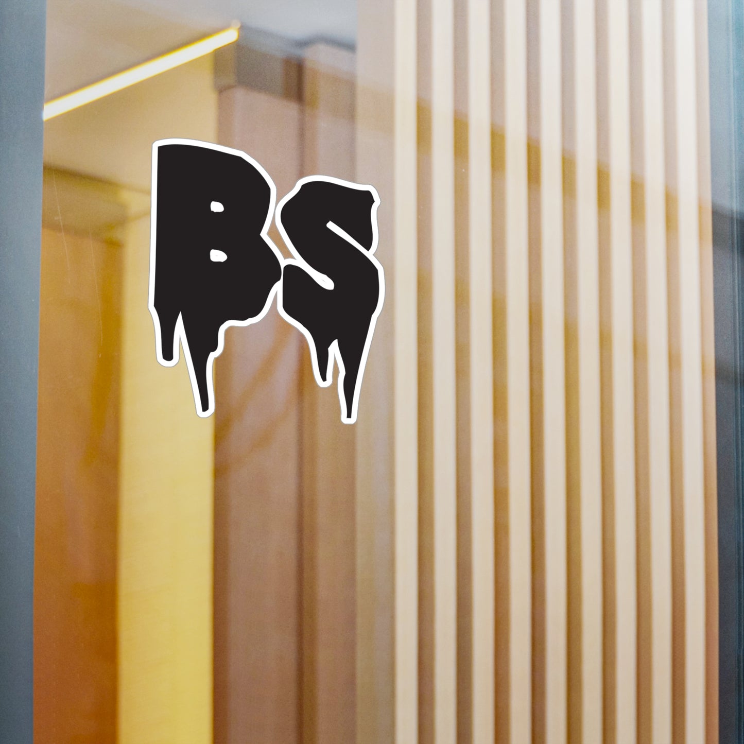 BS DRIP BLK Kiss-Cut Vinyl Decals