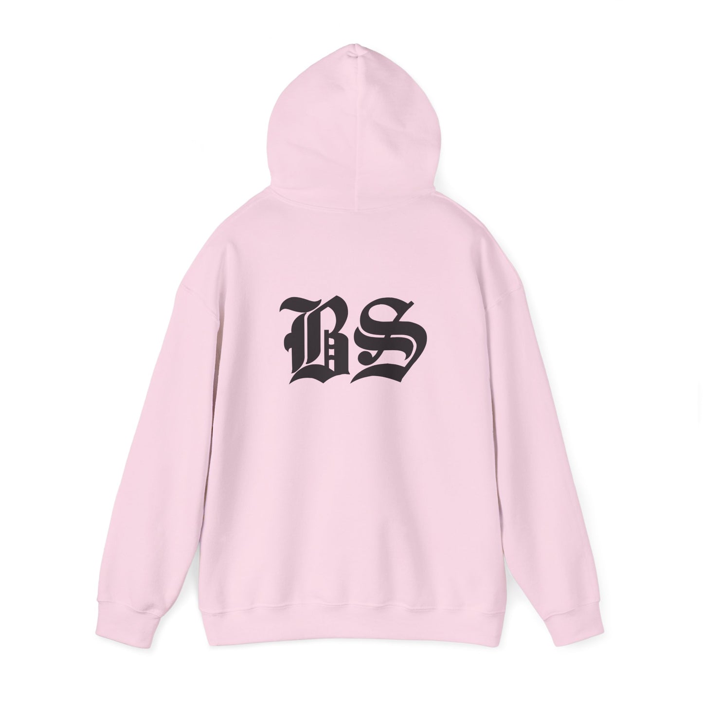 BS OLD SCHOOL BLK PRINT Unisex Heavy Blend™ Hooded Sweatshirt