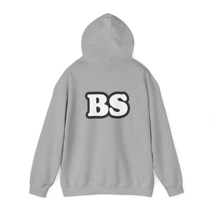 BS CLASSIC BLK/WHT PRINT Unisex Heavy Blend™ Hooded Sweatshirt