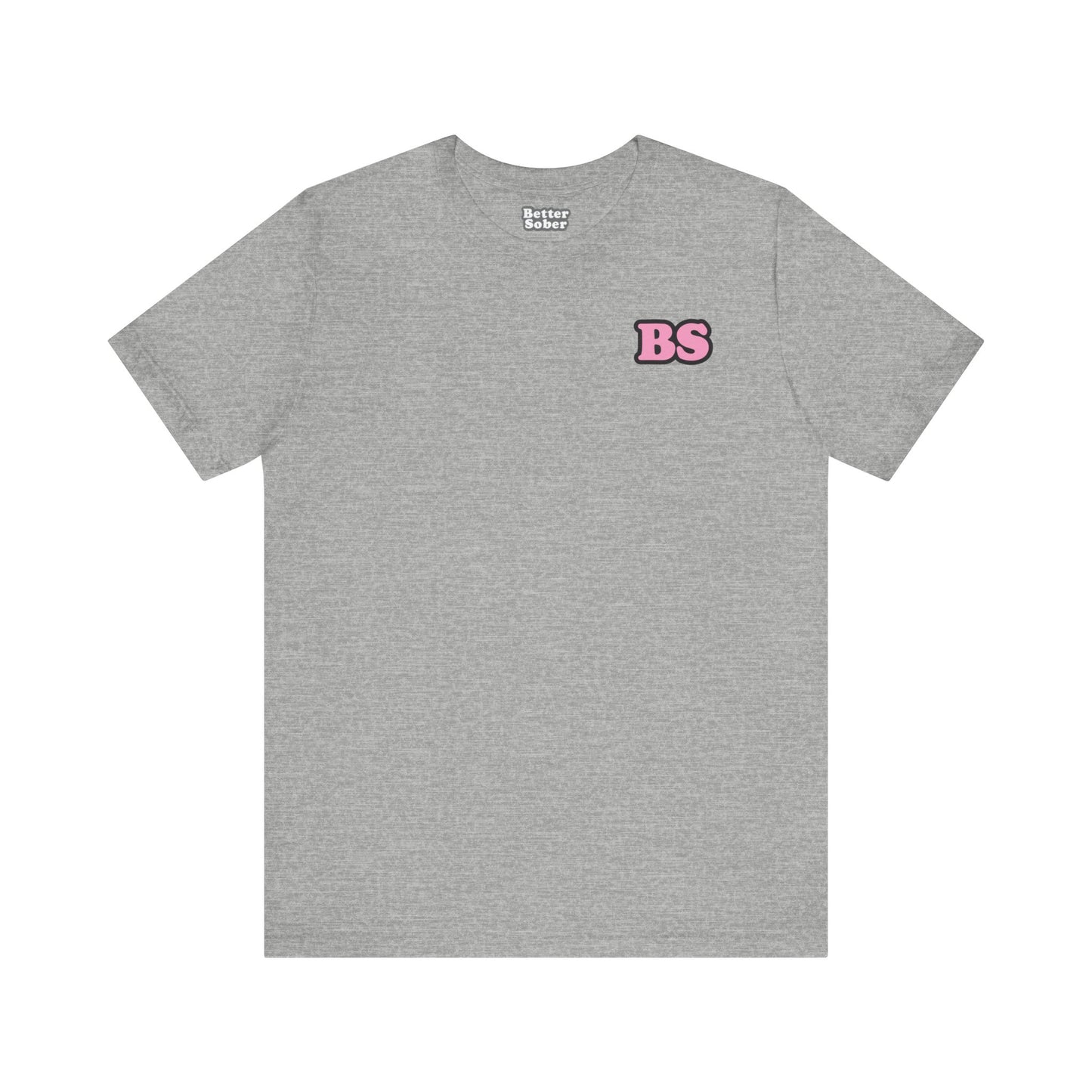 BS CLASSIC BLK/PNK PRINT Unisex Jersey Short Sleeve Tee