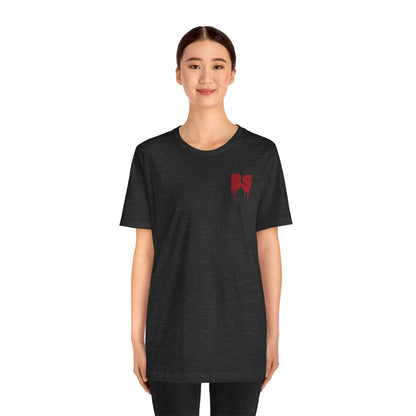 BS DRIP RED PRINT Unisex Jersey Short Sleeve Tee