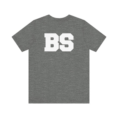 BS COLLEGE WHT PRINT Unisex Jersey Short Sleeve Tee