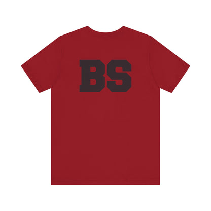 BS COLLEGE BLK PRINT Unisex Jersey Short Sleeve Tee