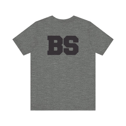 BS COLLEGE BLK PRINT Unisex Jersey Short Sleeve Tee