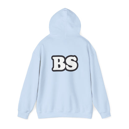 BS CLASSIC BLK/WHT PRINT Unisex Heavy Blend™ Hooded Sweatshirt