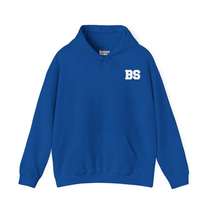 BS COLLEGE WHT PRINT Unisex Heavy Blend™ Hooded Sweatshirt