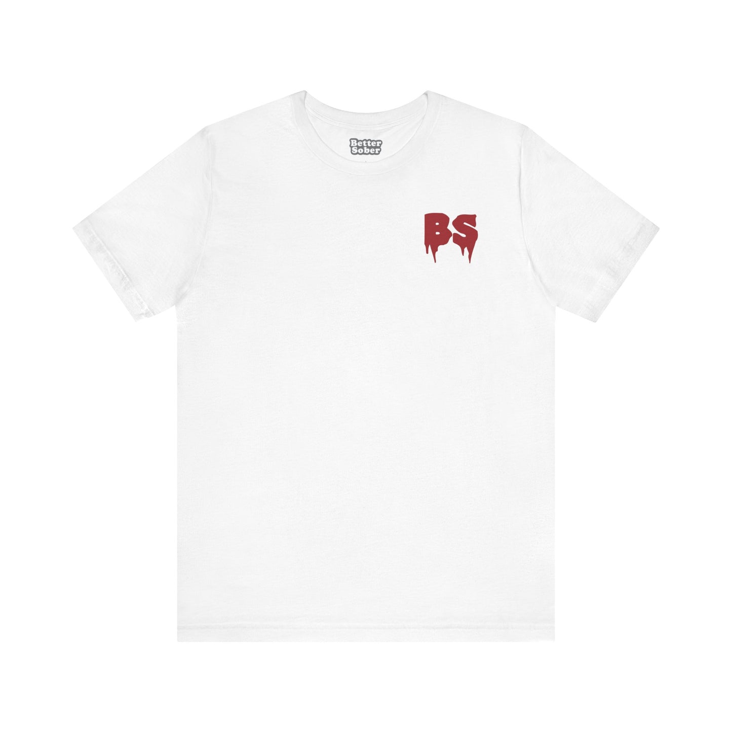 BS DRIP RED PRINT Unisex Jersey Short Sleeve Tee