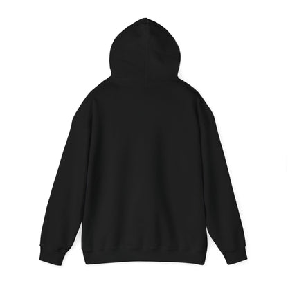 STACKED WHT/BLK PRINT Unisex Heavy Blend™ Hooded Sweatshirt