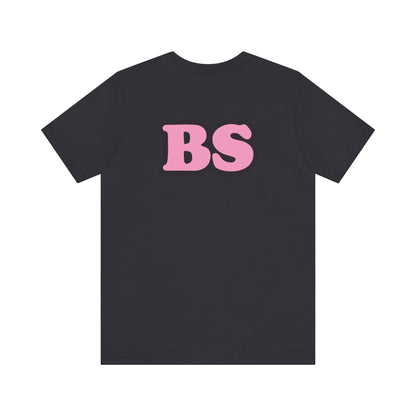 BS CLASSIC BLK/PNK PRINT Unisex Jersey Short Sleeve Tee